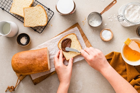 Toastbrot mit nutella®  - Schritt 3