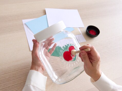 Kleine Winterlandschaft - Schritt 1