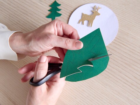 Kleine Winterlandschaft - Schritt 3