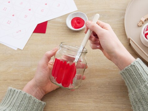 Gold Adventskalender - Schritt 1