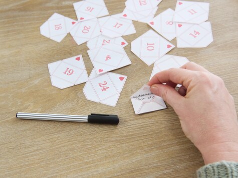 Gold Adventskalender - Schritt 3