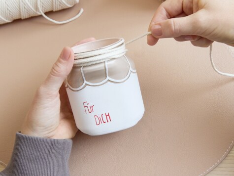 DIY - nutella - Herzluftballon - Schritt 4