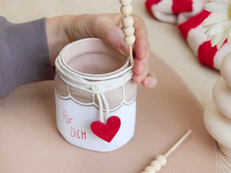 DIY - nutella - Herzluftballon - Schritt 5