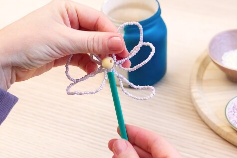 DIY - Perlenblumenstrauß - Schritt 2