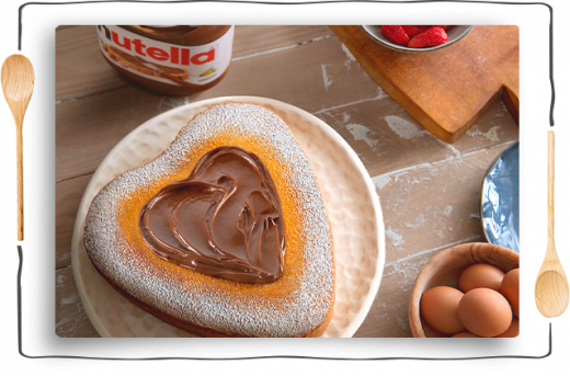 nutella® Rezepte - Muttertag Sponge-Cake mit nutella®