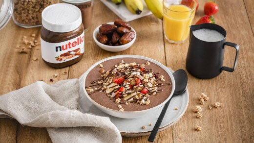 nutella® Rezepte - Kakao-Haselnuss-Bowl mit nutella®