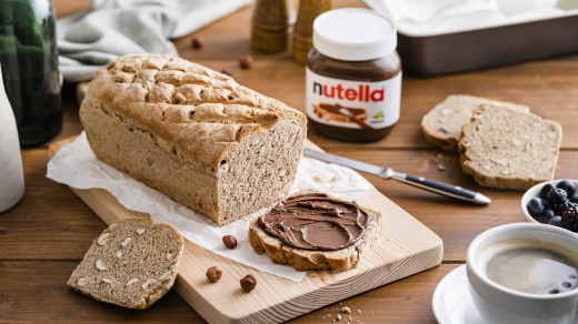 nutella® Rezepte - Haselnussbrot mit nutella®