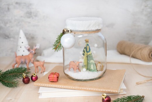 DIY - nutella - Weihnachtliches Geschenkglas 