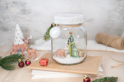 DIY - nutella - Weihnachtliches Geschenkglas 