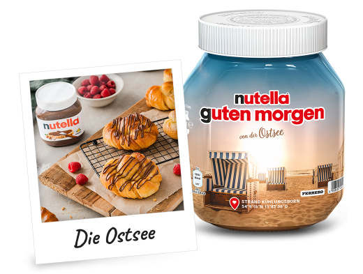 nutella - nutella® Guten Morgen Design Edition - Ostsee - Polaroid & nutella Glas