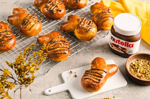 nutella® Rezepte - Hasen-Möhren-Hefegebäck mit nutella®