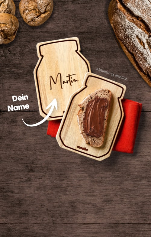 nutella Frühstücksbrettchen
