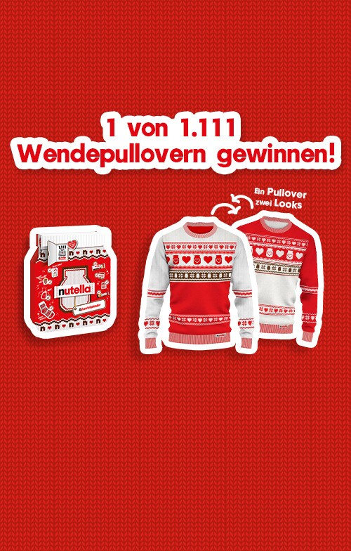 nutella Adventskalender Gewinnspiel
