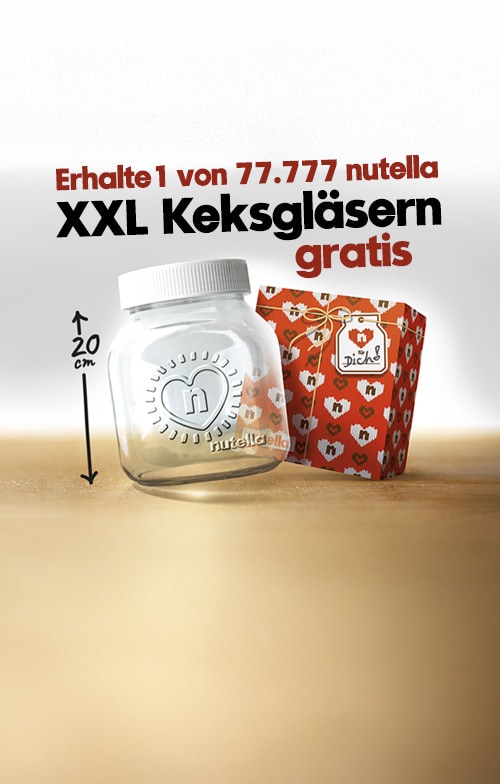 nutella XXL Keksglas