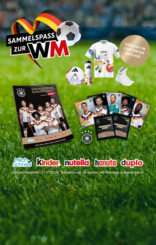 Sammelspaß zur WM: DFB-Teamsticker & adidas Prämien sichern