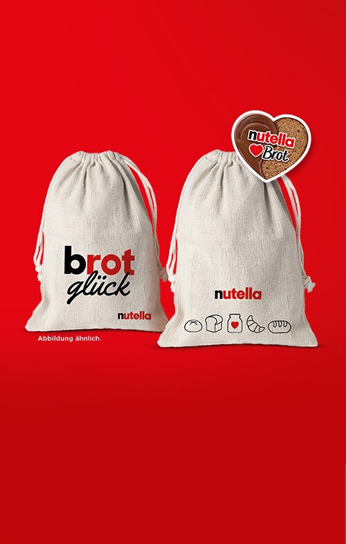 Erhalte einen nutella Brotbeutel gratis!