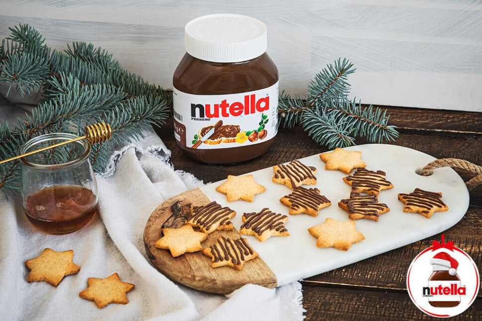 nutella® Rezepte - Honigsterne mit nutella®