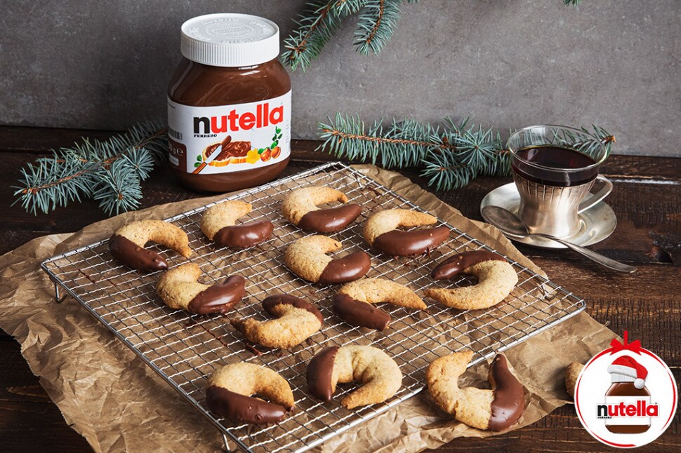 Vanillekipferl mit nutella® | Nutella nutella® Rezepte - Vanillekipferl mit nutella®
