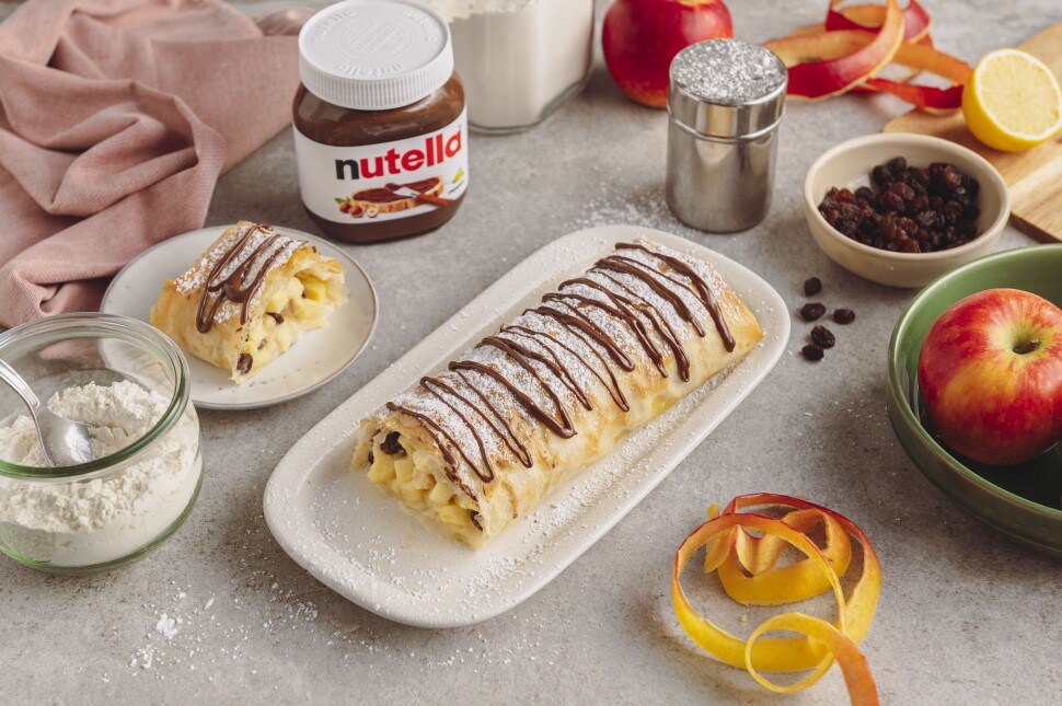 nutella® Rezepte - Apfelstrudel mit nutella®