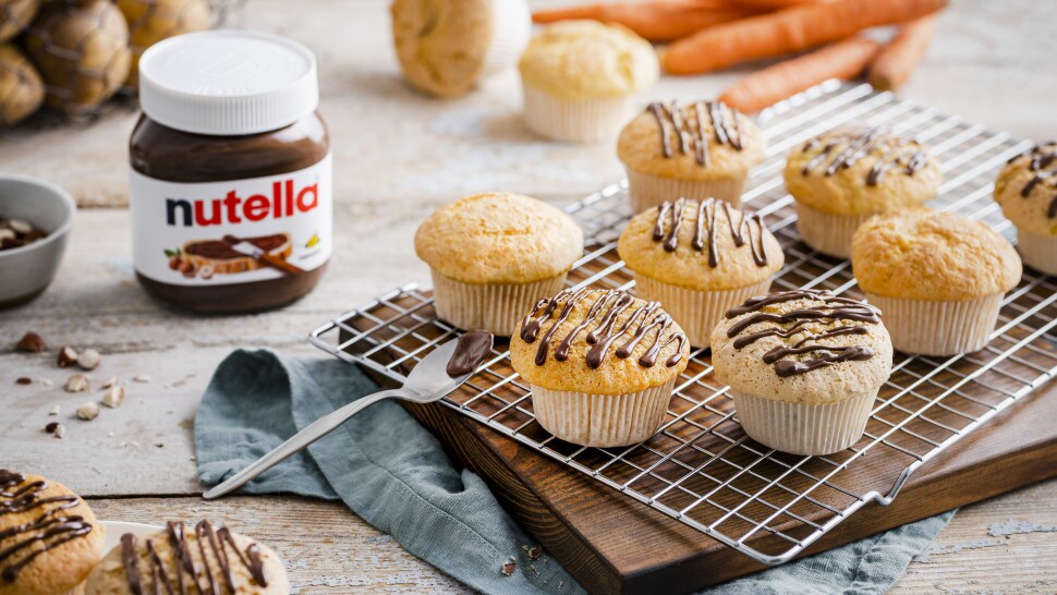 Muffins mit nutella® in drei Geschmacksrichtungen
