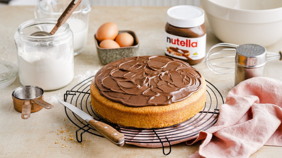 nutella® Rezepte - Muttertag Sponge-Cake mit nutella®
