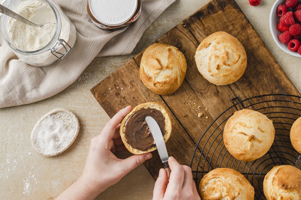 Kieler Brötchen mit nutella® recipe | Nutella® Germany