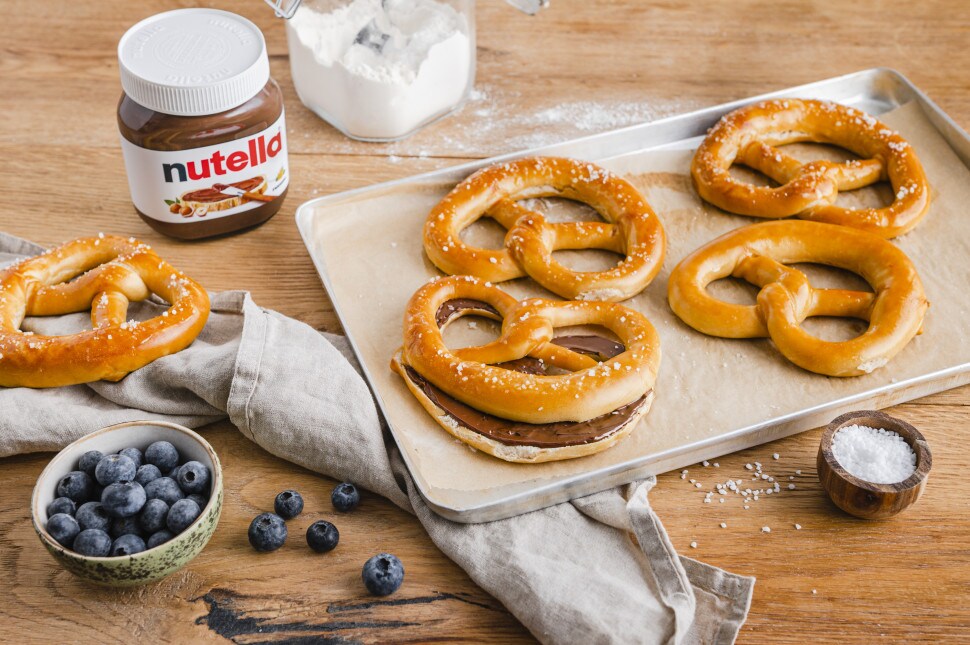nutella® Rezepte - Laugenbrezel mit nutella®