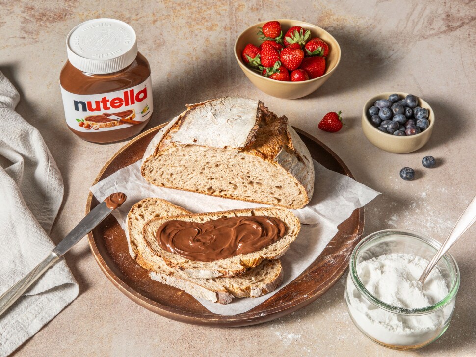 Rezept - nutella - Weizen-Sauerteigbrot ohne Hefe mit nutella®