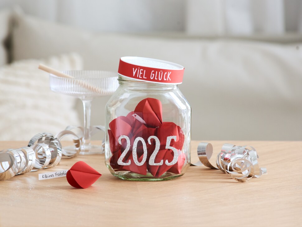 DIY - nutella - Glückskekse zu Silvester