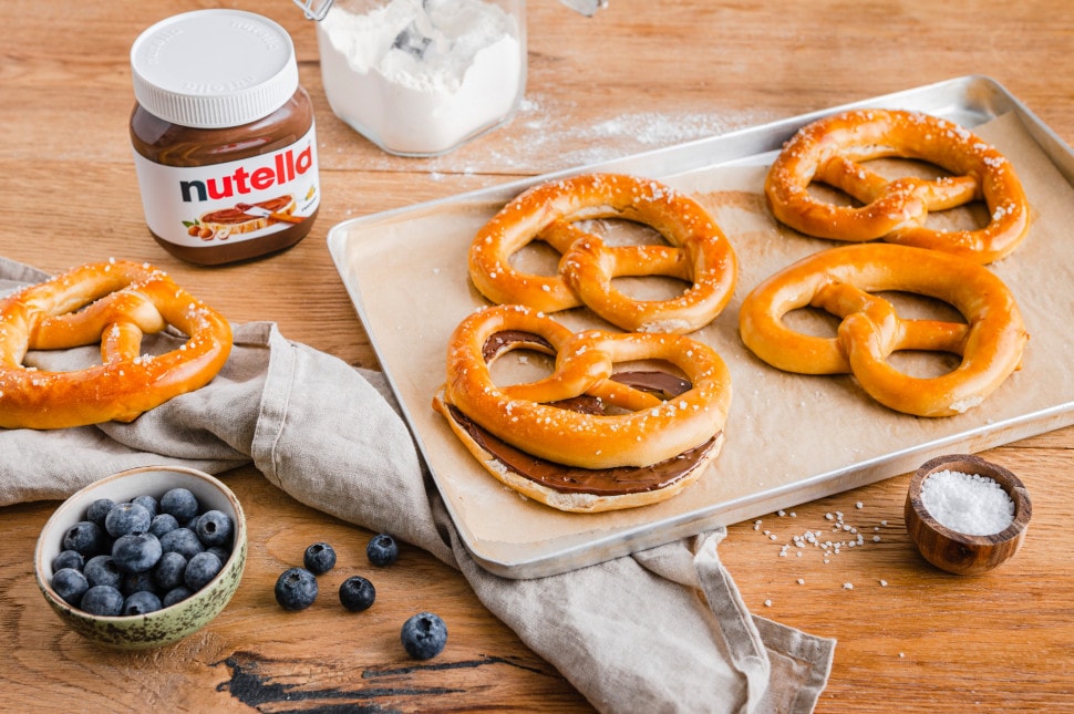 nutella® Rezepte - Laugenbrezel mit nutella®