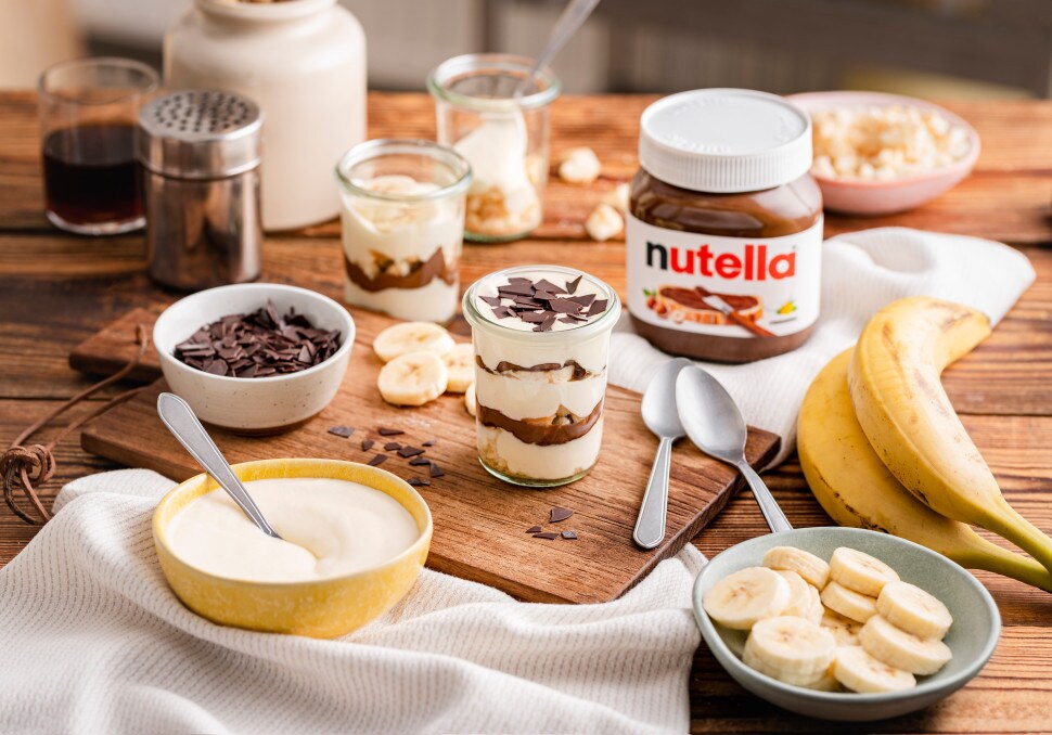 Bananen-Tiramisu mit nutella®