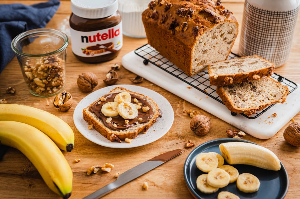 Bananenbrot mit nutella®