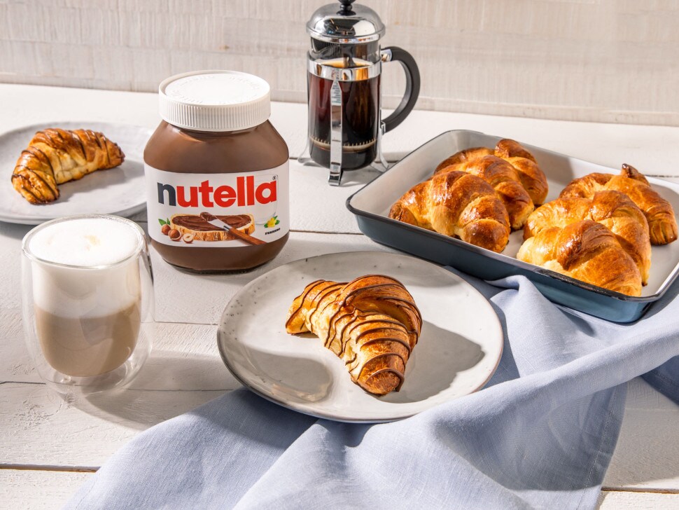 Medialunas (Argentinische Croissants) mit nutella®