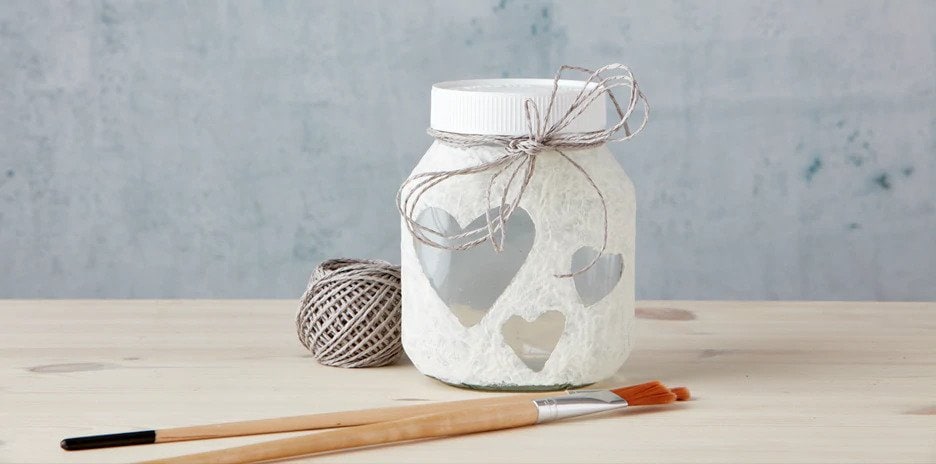nutella®-Glas - DIY Leuchtglas basteln