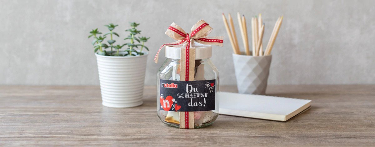 nutella®-Glas - Motivation im Glas