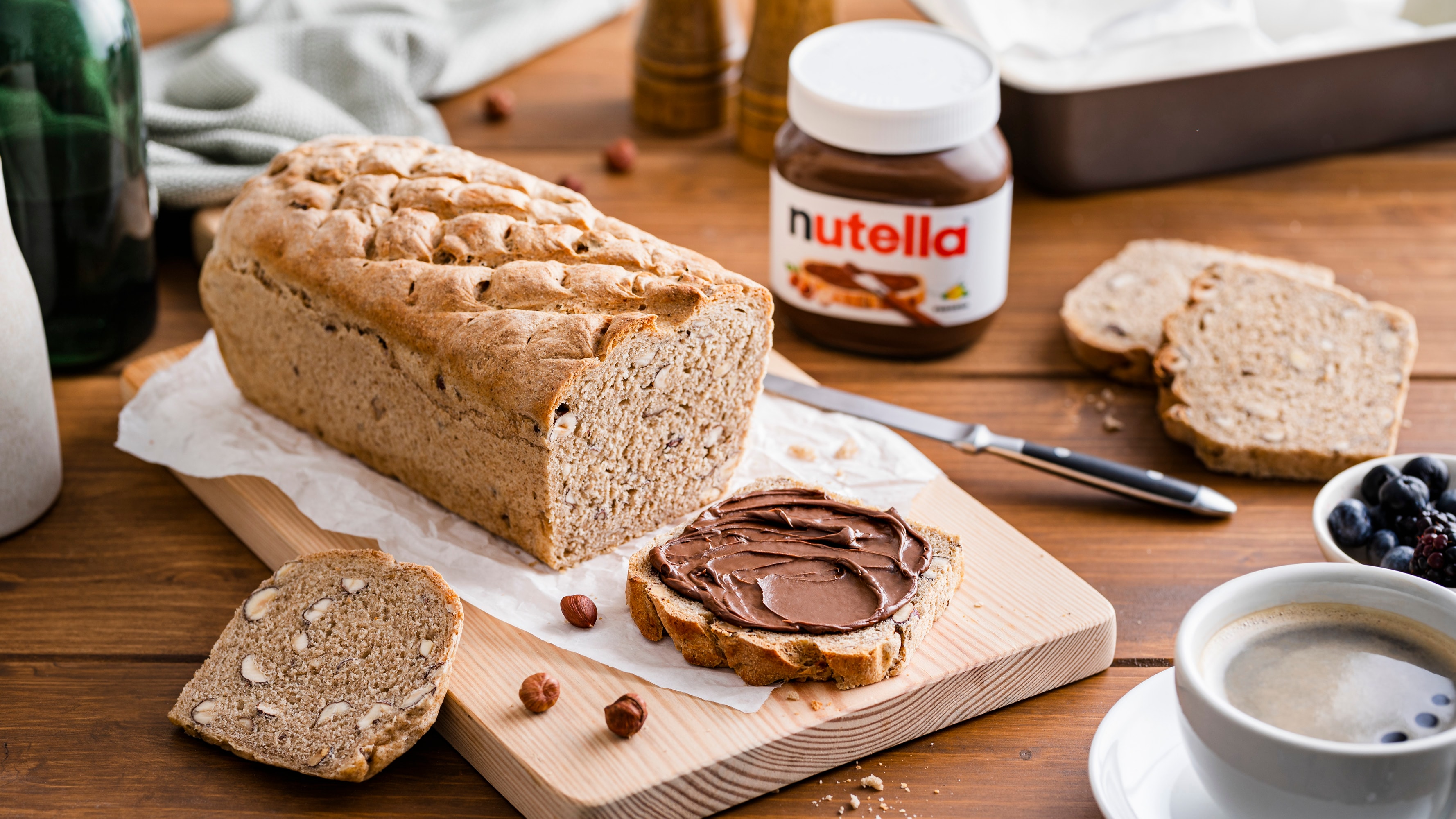 nutella® Rezepte - Haselnussbrot mit nutella®