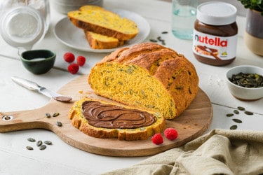 Kürbiskernbrot mit nutella®