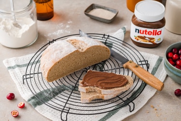 nutella® Rezepte - Bauernbrot mit nutella®