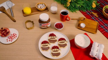 Weihnachtsmann-Plätzchen | Weihnachtsrezepte | nutella®