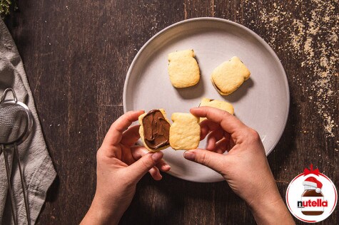 Kokos-Linzer-Plätzchen mit nutella® schritt 5 | Nutella