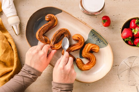 New Years Churros mit nutella® - Schritt 3