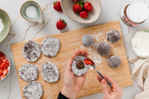 Rezept - nutella - Schoko-Mochi mit nutella® - Schritt 3