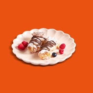 Lazos de hojaldre con Nutella