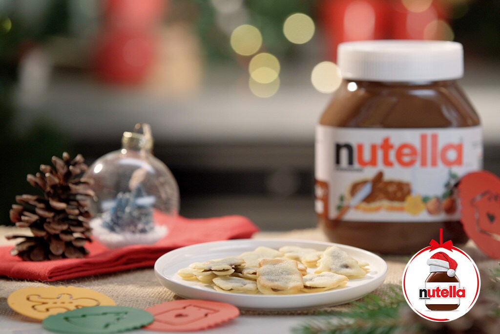 Lenguas de gato de Navidad con Nutella® | Nutella