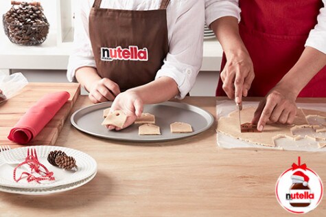 Sándwich de galletas escocesas de Navidad con Nutella® elaboracion 3 | Nutella Sándwich de galletas escocesas de Navidad con Nutella® elaboracion 3 | Nutella