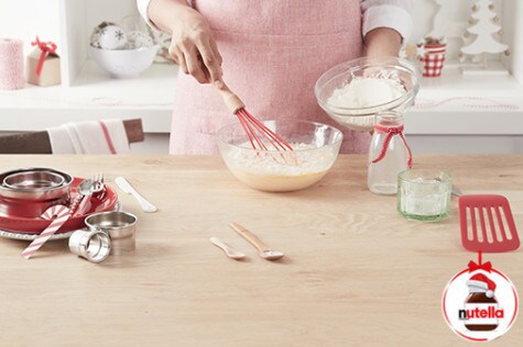 Tortitas de Navidad con Nutella® elaboracion 2 | Nutella