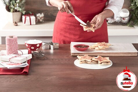 Tostadas francesas en forma de estrella con Nutella® elaboracion 4 | Nutella