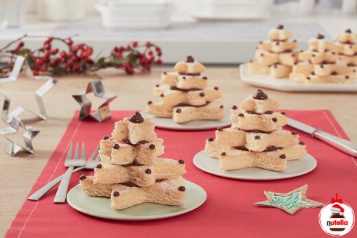 Tarta árbol de Navidad con Nutella® | Nutella