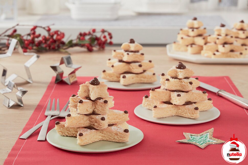 Tarta árbol de Navidad con Nutella® | Nutella