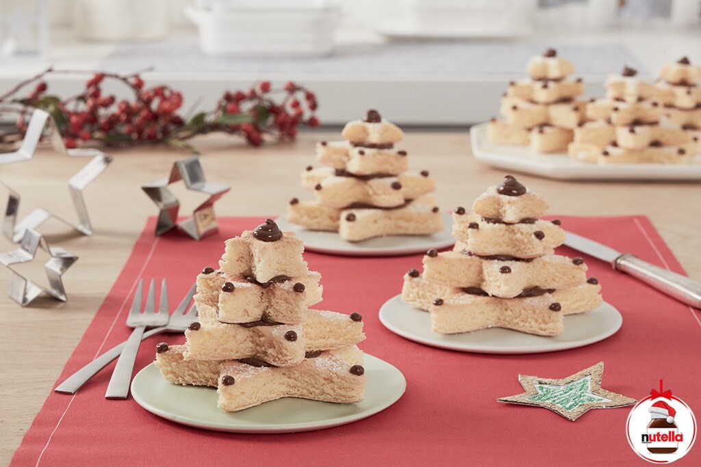 Sapins étoilés Nutella® pour Noël